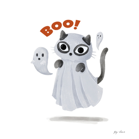 Cute Ghost Cat