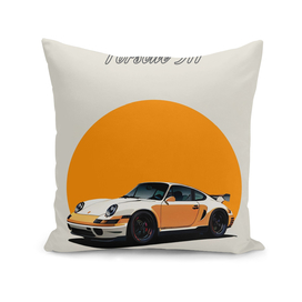 Porsche 911 minimalist art