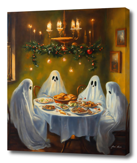ghost meeting in the kitchen