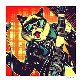ROCK N ROLL SINGER SIAMESE CAT 4
