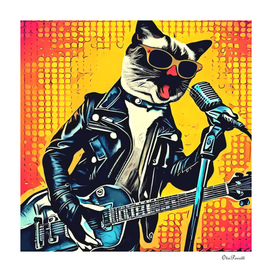 ROCK N ROLL SINGER SIAMESE CAT 9