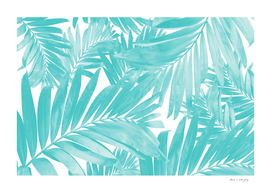 Palm Leaves Pattern Love #5 #tropical #wall #decor #art
