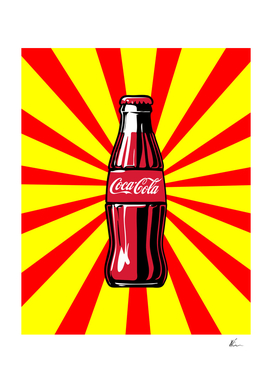 Coca Cola Bottle Pop Art