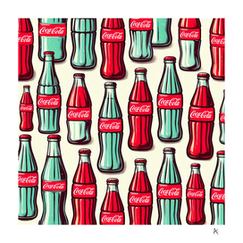 Retro Coca Cola Bottles