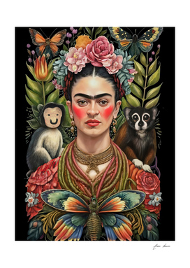 Frida Kahlo surreal
