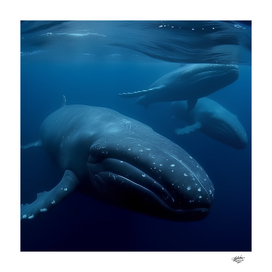 AI Karma Sloth - humpback whale