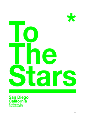 To The Stars Green