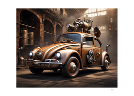 Steampunk Volkswagen Beetle