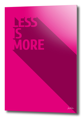 Less Is MOre - Magenta