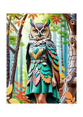 Fashionable Owl