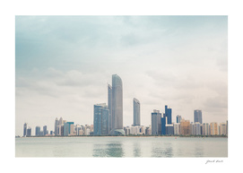 Dubai skyscrapers panorama