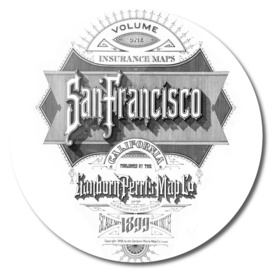 San Francisco Fire Insurance Map 1899