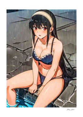 Yor Girl Bikini Anime