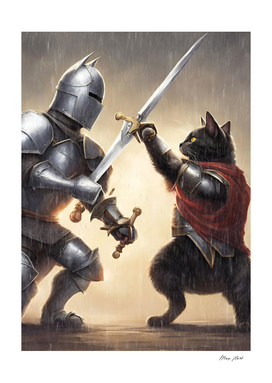 Cat Battle Knight