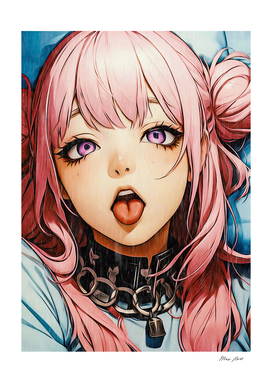 Girl Tongue Anime