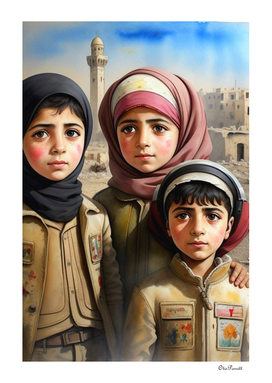 CHILDREN OF WAR (CIVIL WAR) SYRIA 11