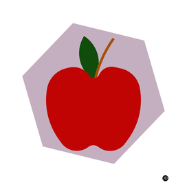 Red Apple Background