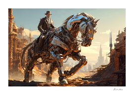 Steampunk Western Rider