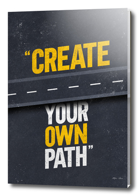 Create your own path