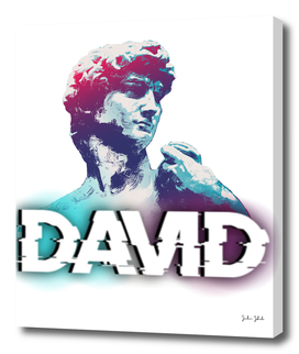 Estatue of David with your name