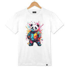 a stylish panda