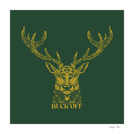Buck Off Wild Deer
