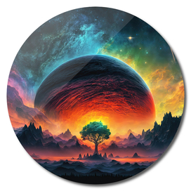 Tree of life in space fantasy chaos