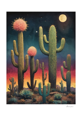 Neon Cactus Glowing Landscape (31)