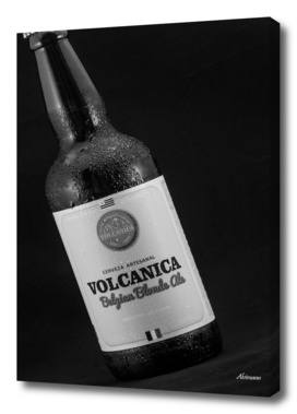 Volcanica Belgian Blonde Ale in B&W