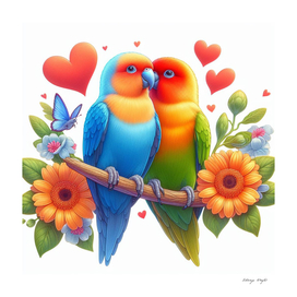 Parrot of Lovebirds