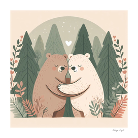 Illustrate, Two Bears