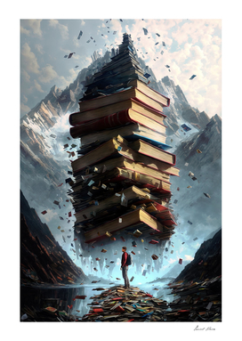 Mountain of Books and the Weight of Knowledge