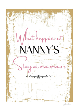 What Happens at nanny's