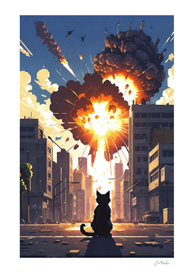 Pixel Art - City Cats (War)