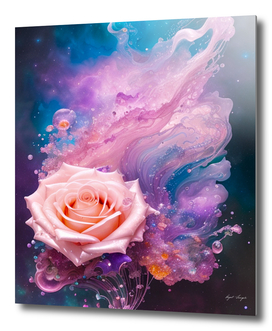 Rose Cosmic Palette - A Surreal Symphony of AI-Infused Hues