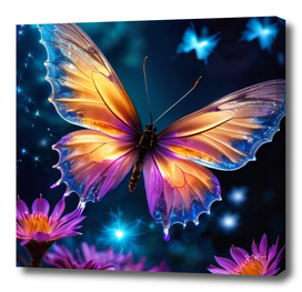 Mystic cosmic butterfly