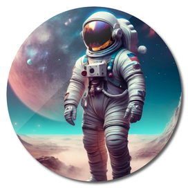 Cosmic Voyager: AI Art Astronaut Expedition