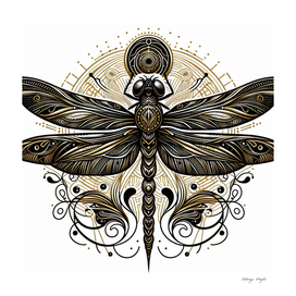 Metal Dragonfly Art