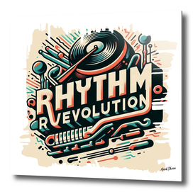 Rhythm Revolution - Music Themed Typography