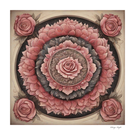 Mandala of roses