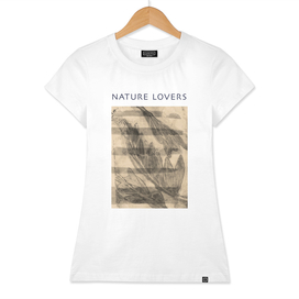 nature lovers - sepia