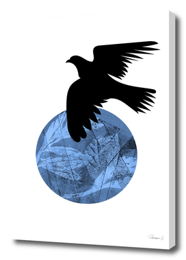 Poster Bird Blue