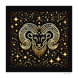 A Zodiac symbol, Aries