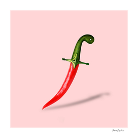 Red chili dagger