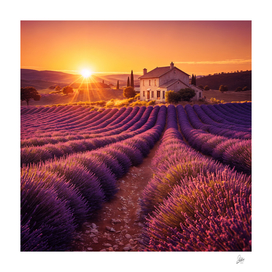 A Hill in a Lavender Field
