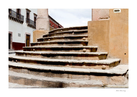 Steps to the Jardin San Miguel de Allende
