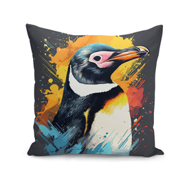 Penguin color splash