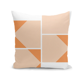 Bauhaus orange squares design