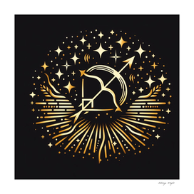 A Zodiac symbol, Sagittarius