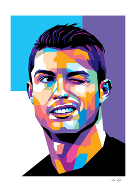 Cristiano Ronaldo in WPAP Style